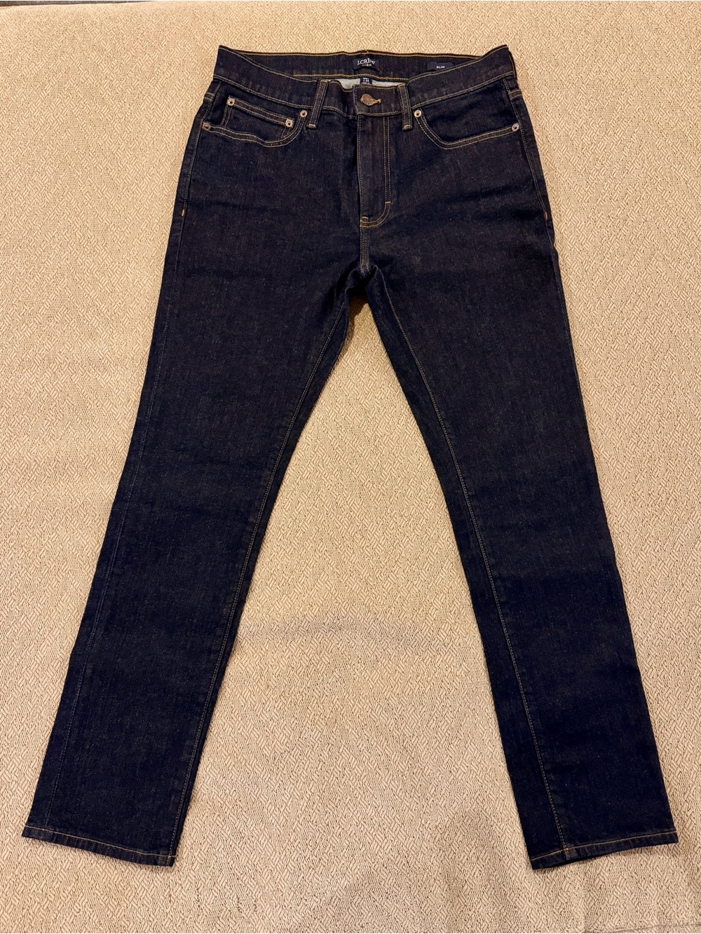 J. Crew Men's Slim fit Dark Indigo Jeans